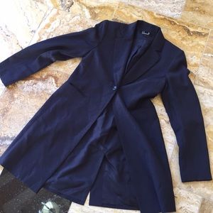 b.bennett Full lined Dress length 1-button blazer